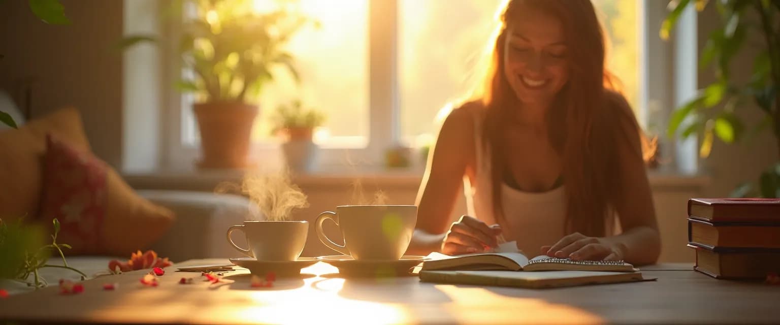 Person experiencing unexpected daily triggers that boost my happiness