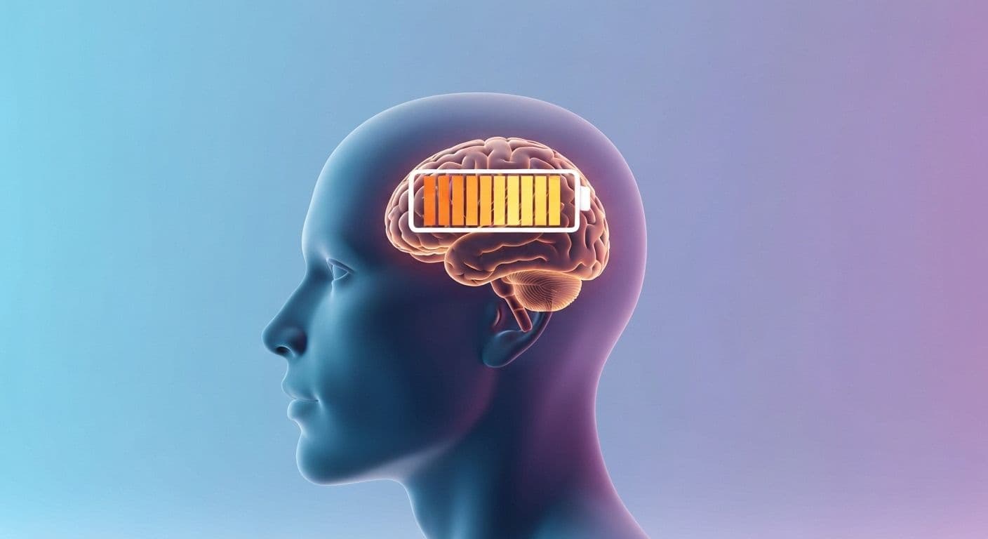 Person resting peacefully showing mental fatigue recovery, not weak mind but natural brain recharge