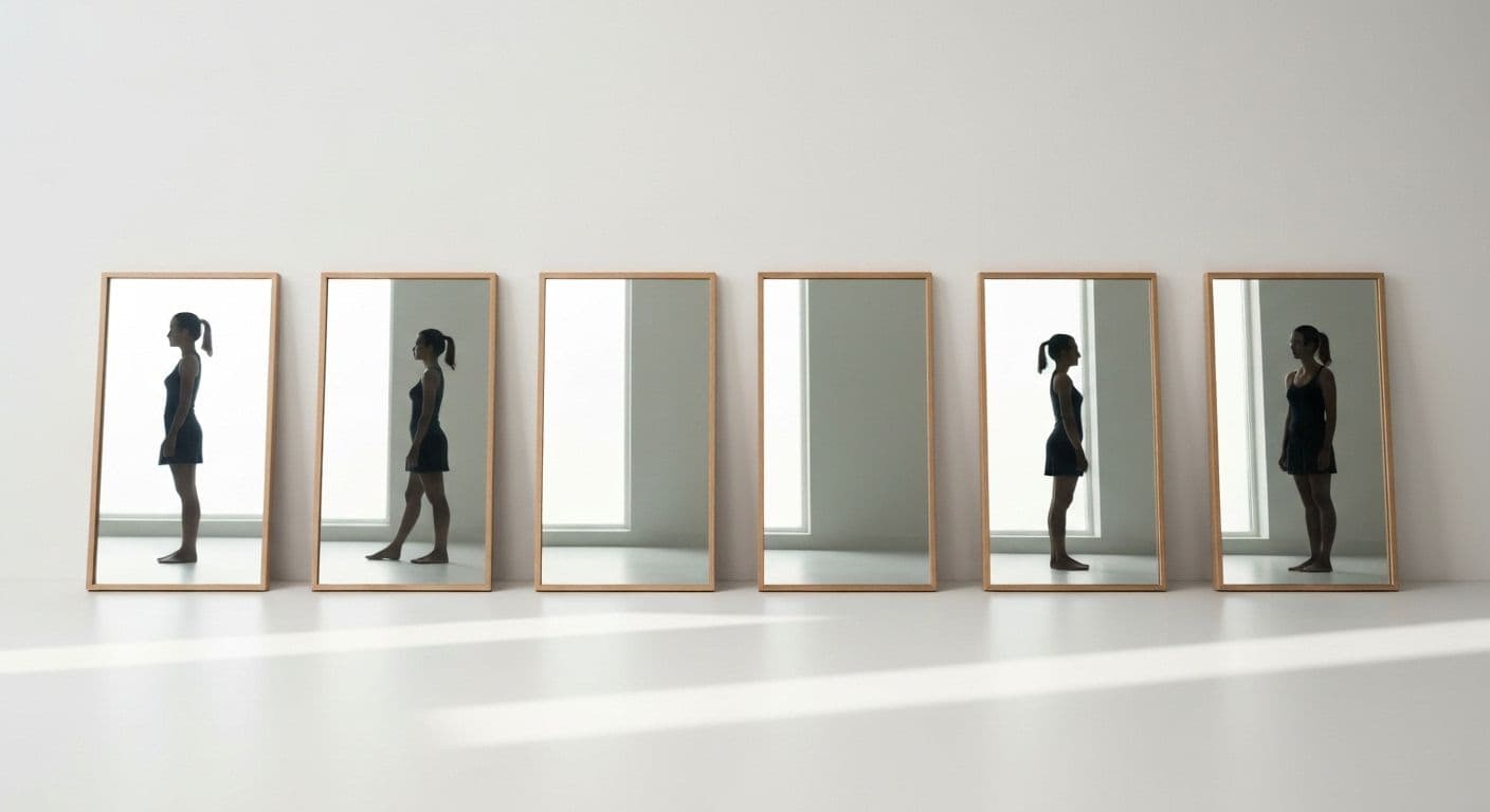 Visual representation of self concept self awareness evolution showing identity transformation over 5-year periods