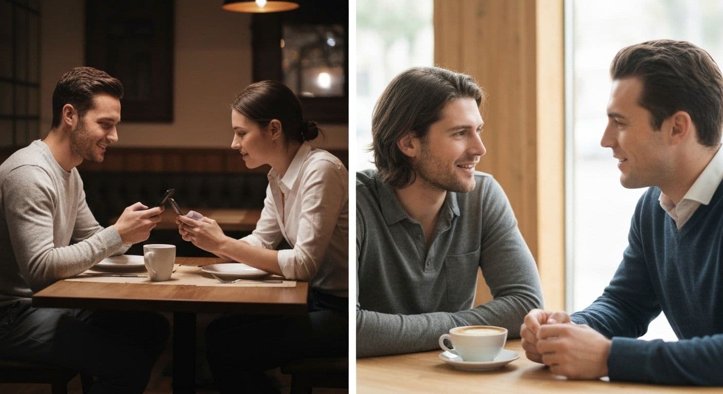 Illustration showing how celebrity breakups 2022 influenced modern dating expectations and relationship standards