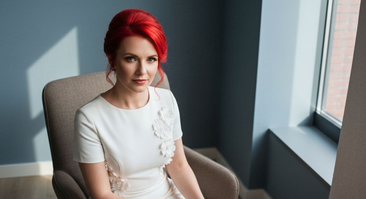 Person experiencing a positive state of mind after using quick reset techniques during an overwhelming moment