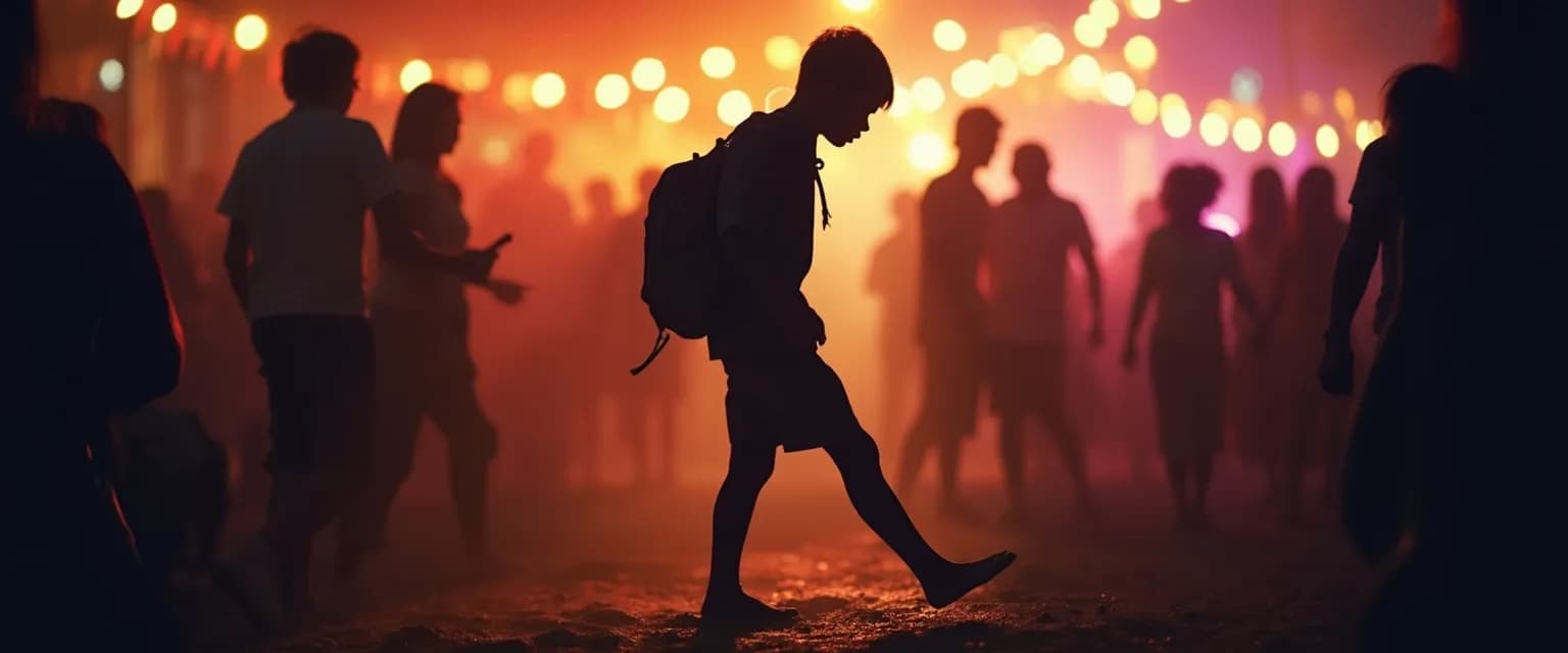 Person breaking free from extreme self-awareness anxiety to participate in life fully