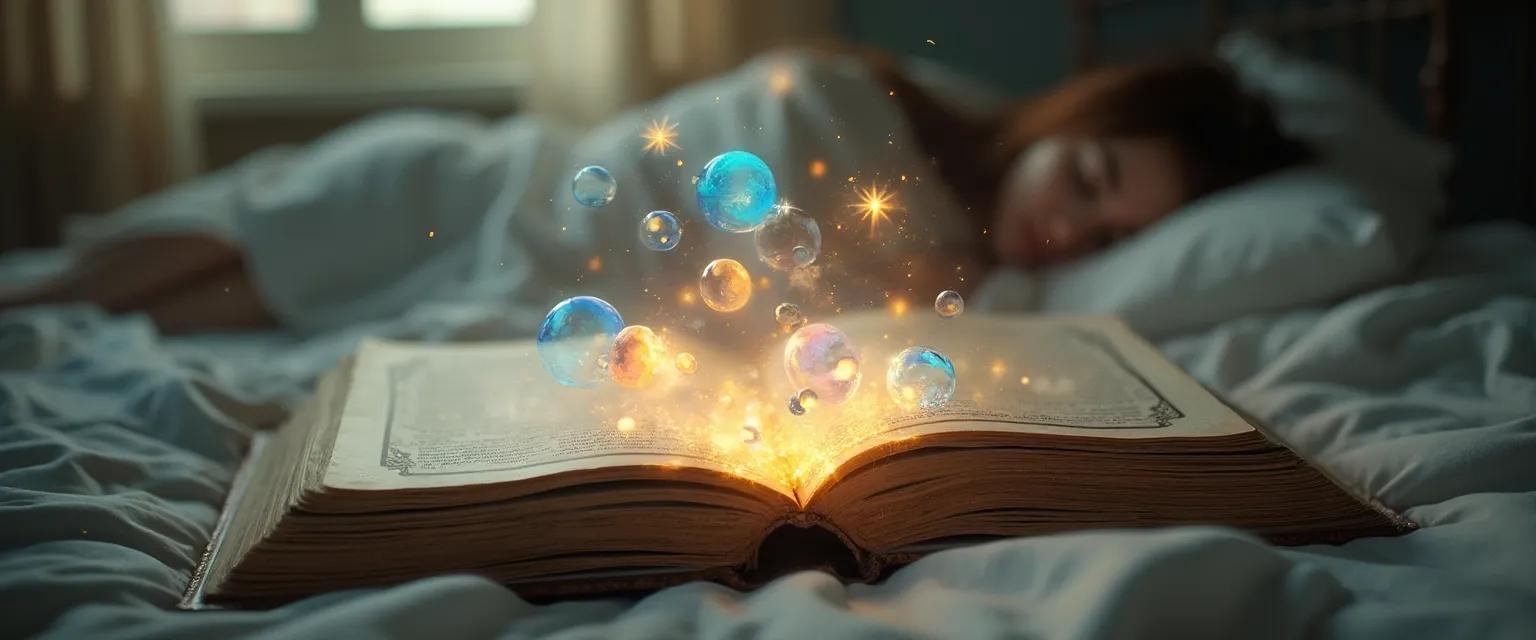 Dream journal connecting conscious mind and subconscious mind through written insights