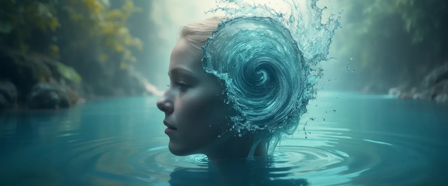 Self awareness is different from self-consciousness - visual showing the path from overthinking to balanced self-reflection