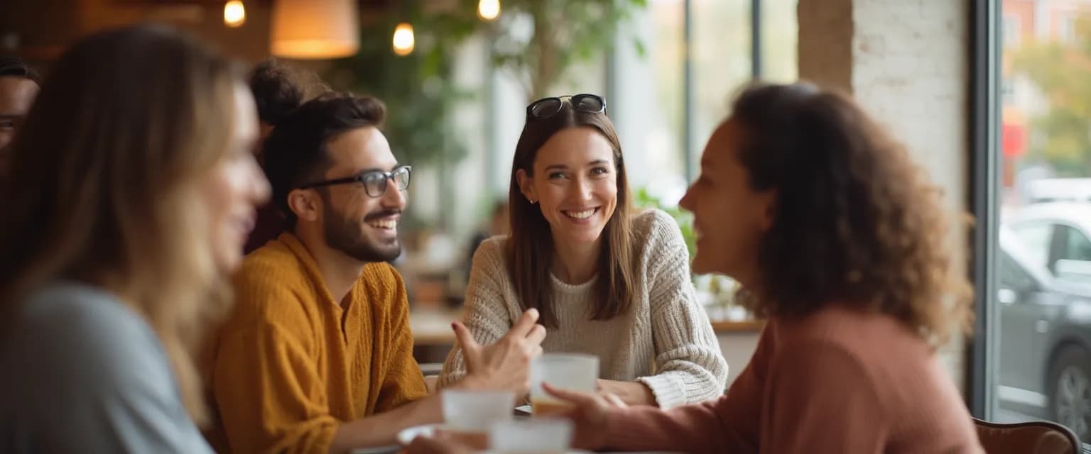Person practicing emotional intelligence and social awareness exercises in everyday situations