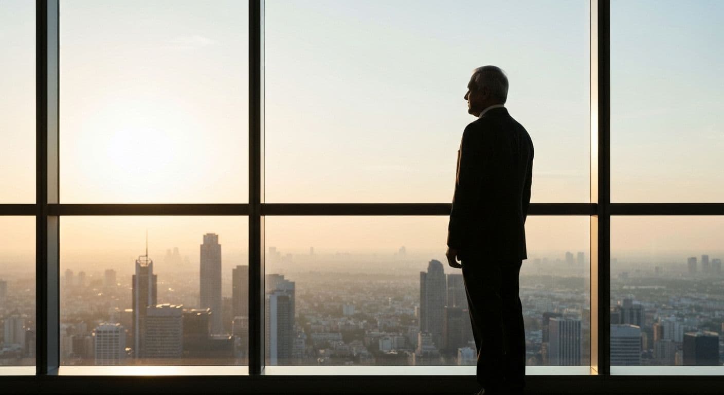 Leader in thoughtful pose demonstrating self awareness and ethical awareness in decision-making