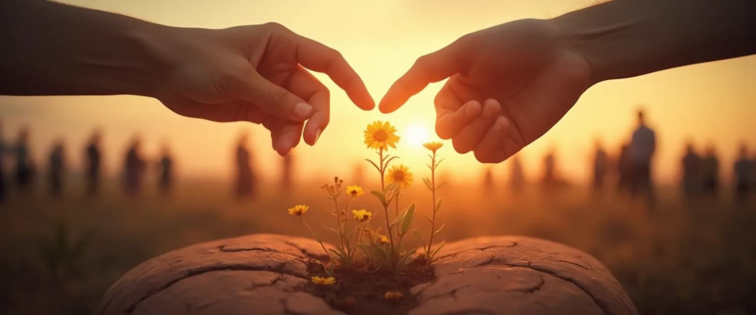 Two friends enjoying coffee together representing positive friendship after breakup