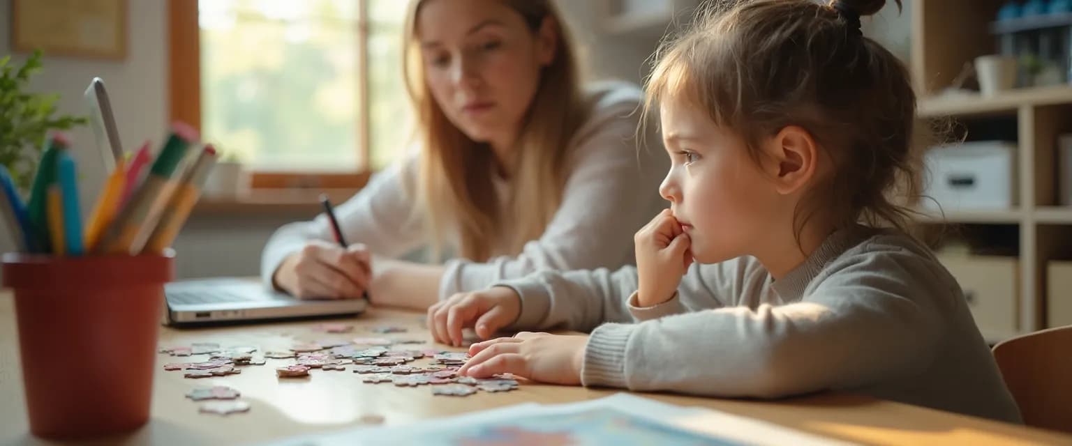 Parent fostering a growth mind in child through meaningful conversation instead of empty praise