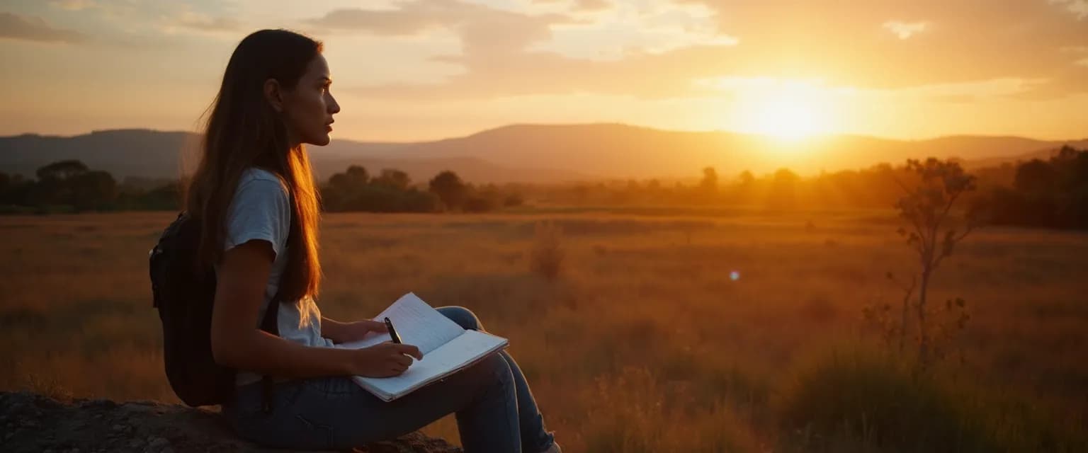 Students practicing self-awareness exercises during NSTP field work in a community setting