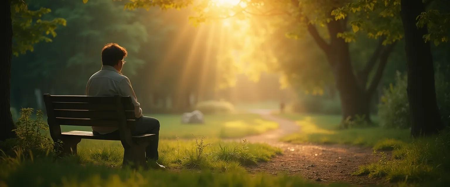 Person reflecting positively on impulsive breakup regret as a growth opportunity